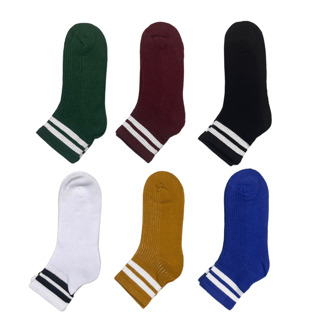 ΣΕΤ 6 Zευγάρια Γυναικειες Κάλτσες (10154) - MULTICOLOR - Miss Panda